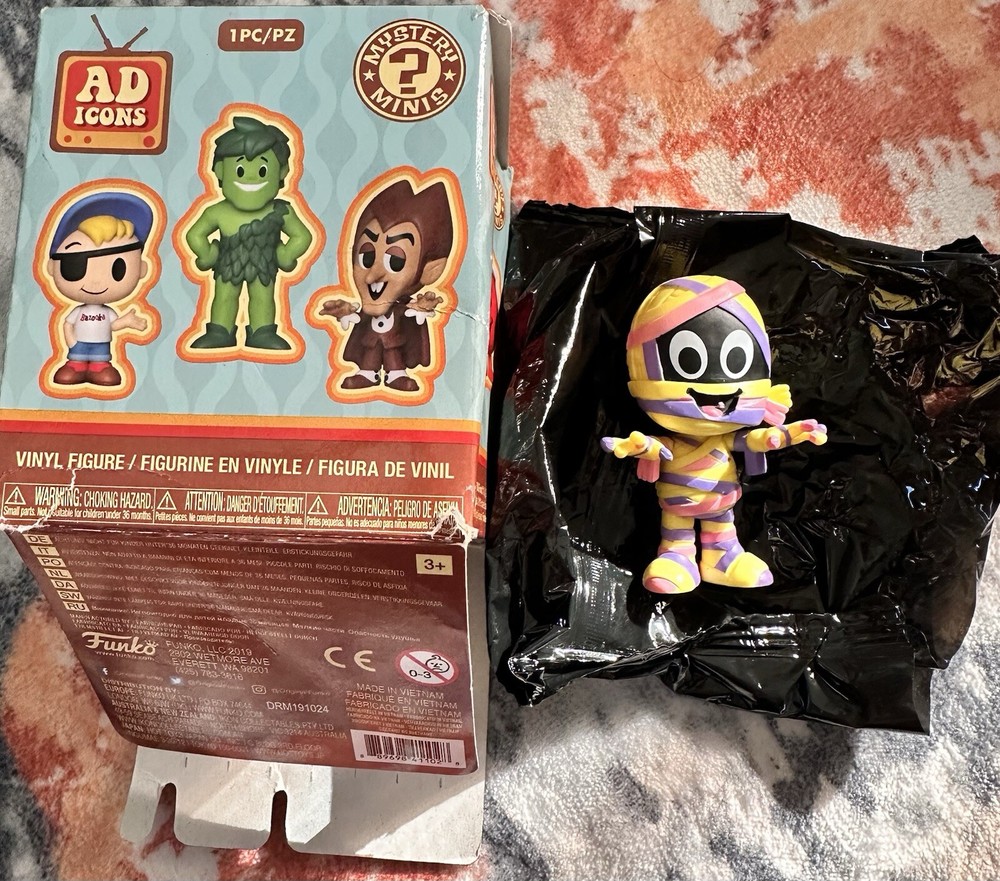 #3C Funko AD ICONS Mystery Minis YUMMY MUMMY Monster Cereal Vinyl Figure Mascot