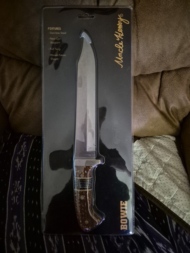 Schrade Uncle Henry Next Gen Bowie Fixed Blade Knife with Sheath NIB  