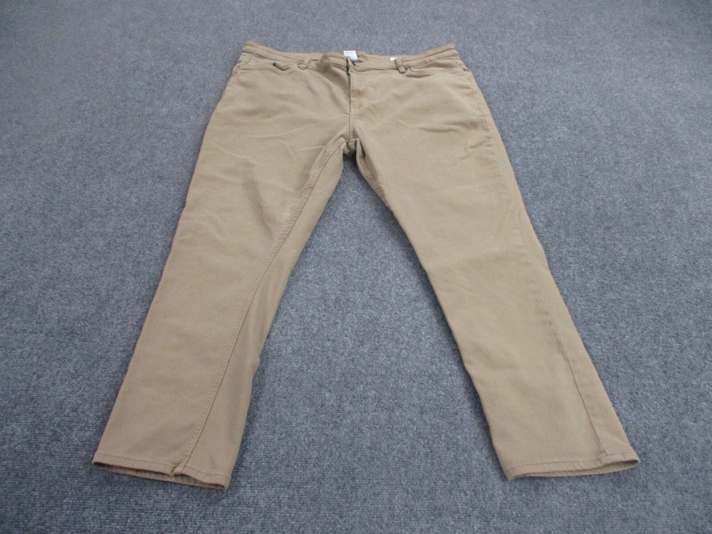 Perfect Jean NYC Pants Adult 44 x 32 Slim Denkhaki Performance Slim Fit Mens