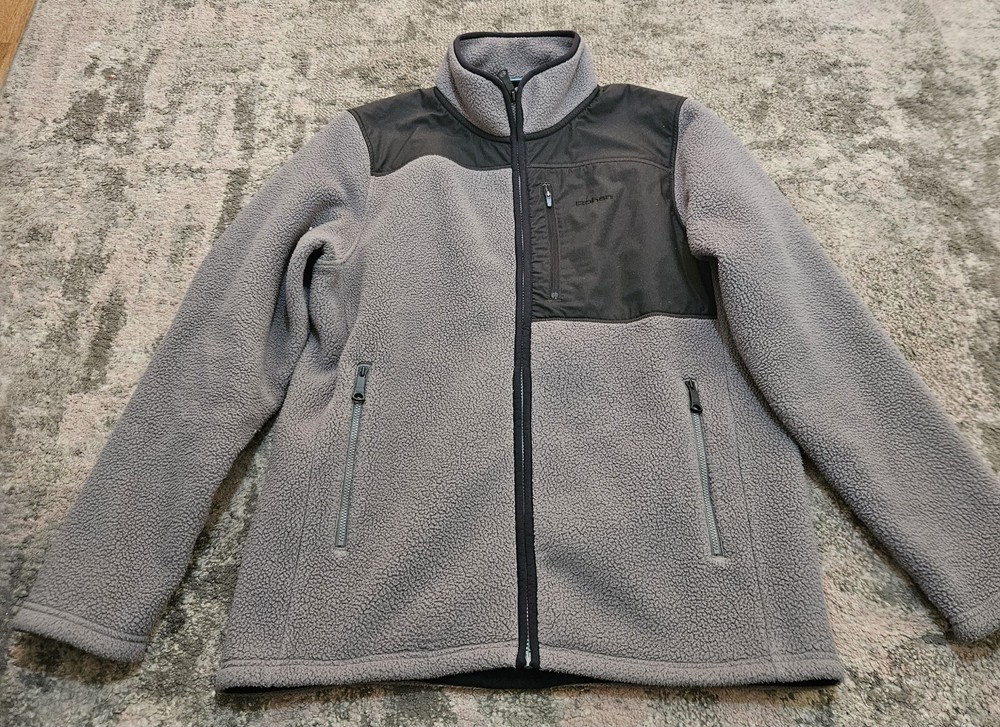 Rohan Alligin Mens Grey Outdoor Fleece Jacket Size Medium