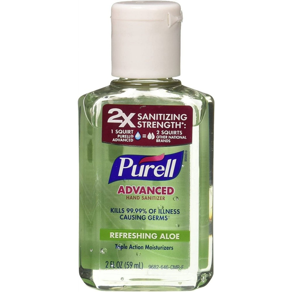 Purell Advanced Hand Sanitizer Gel, Advanced Refreshing Aloe, 2oz (10 Pack)