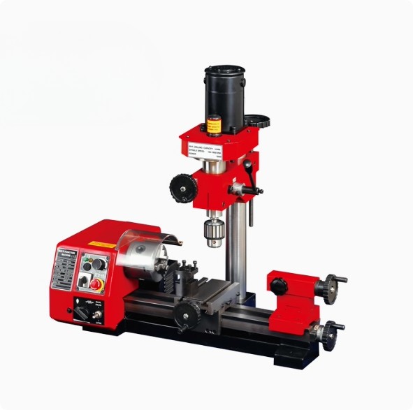 Mini 3 in 1 Lathe Drilling and Milling Machine Metal Multifunction MJ9515 220V