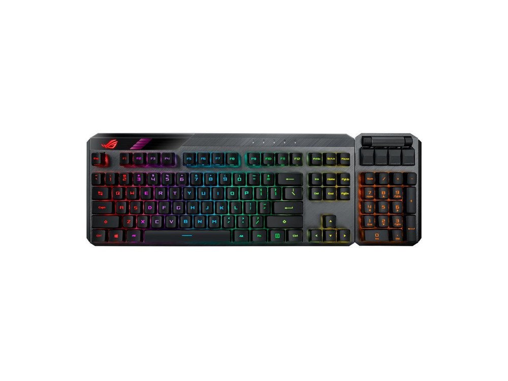 ASUS ROG Claymore II Wireless Modular Gaming Mechanical Keyboard with ROG RX Blue Switches