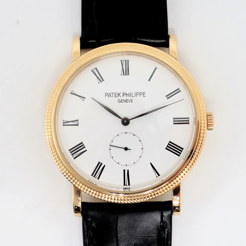 2010s Mint Patek Philippe 5119J-001 Calatrava 36mm 18k Gold Manual Wind Luxury Watch