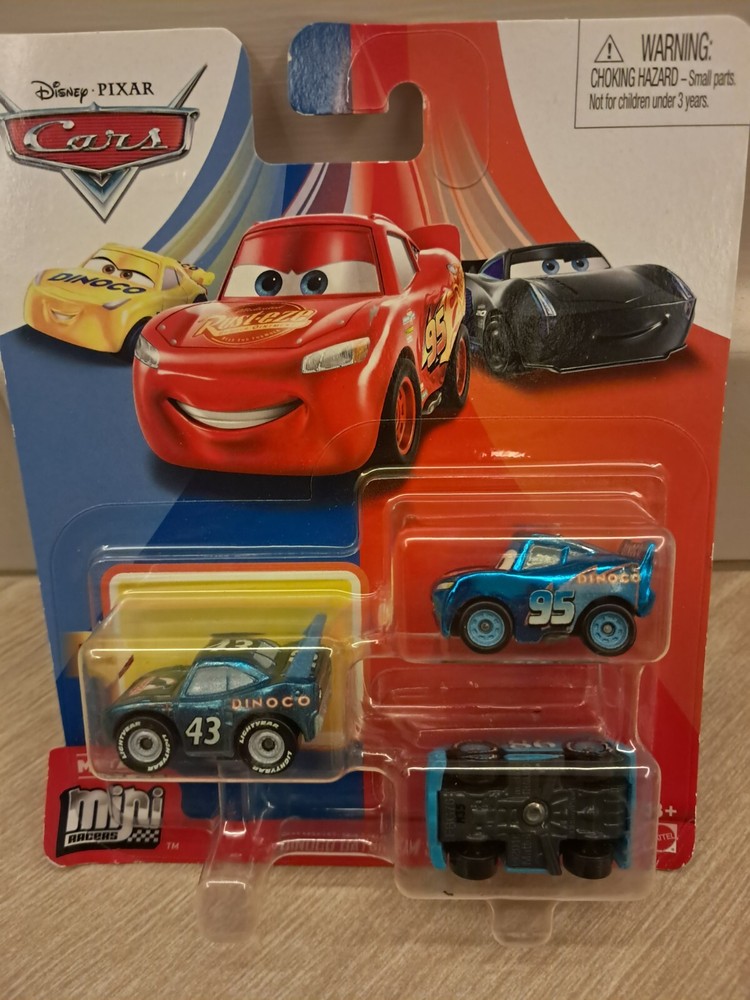 cars mini racers Metallic Aka The King 3 Pack