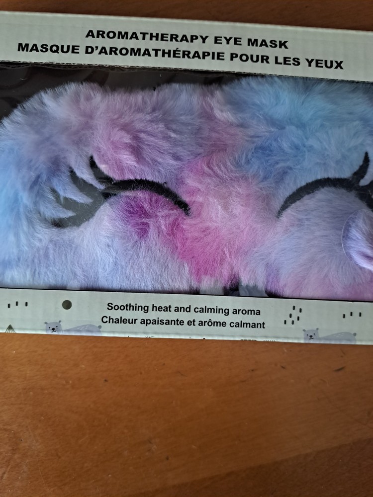 Lavender Aromatherapy Eye Mask with Clay Beads for Hot or Cold Therapy