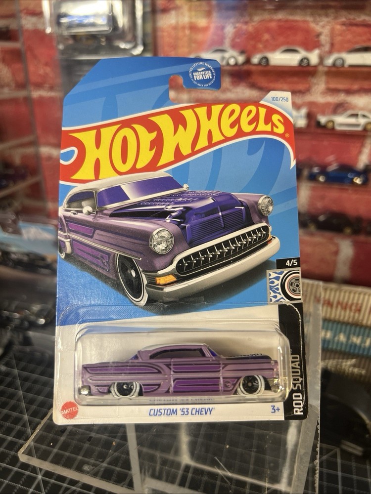 2024 Hot Wheels Treasure Hunt Custom 53 Chevy 100/250 Rod Squad 4/5 HTF18 Case D