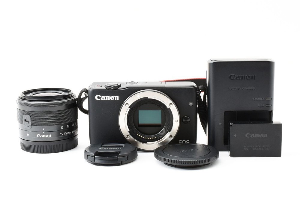 【Near MINT】Canon EOS M10 18.0MP Digital camera w/ 15-45mm IS STM Lens Black