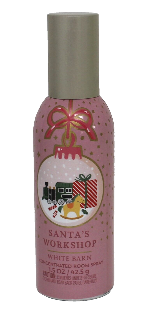 Bath & Body Works Santa's Workshop Room Spray Mist 1.5 oz Pink Brand New