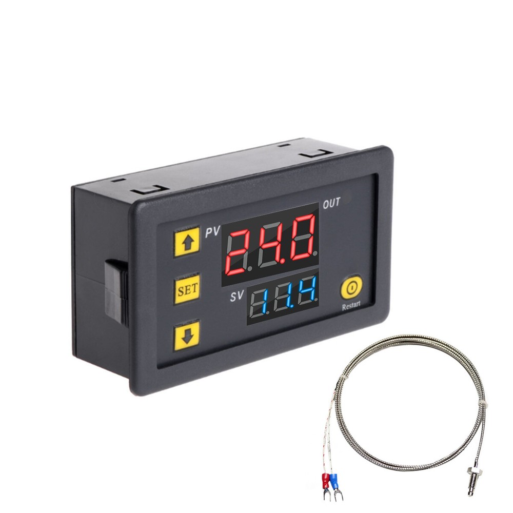 AC110-220V K-Type Thermocouple  Digital Temperature Controller Sensor Thermostat
