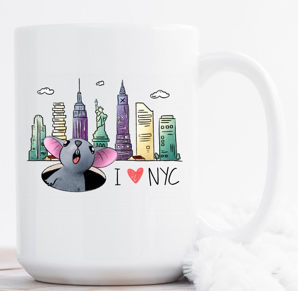 Rat I Love Nyc Mug Rat Mug Rat Gift Rat Lover Mug Funny Rat Mug Rat Coffee Mug