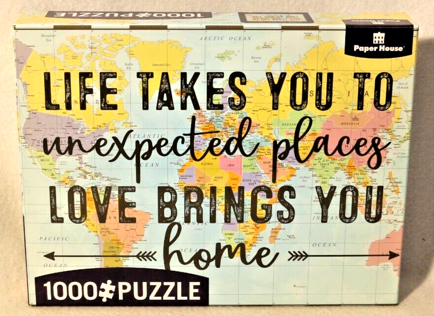 Paper House Puzzles Love Leads You Home Life Surprises You