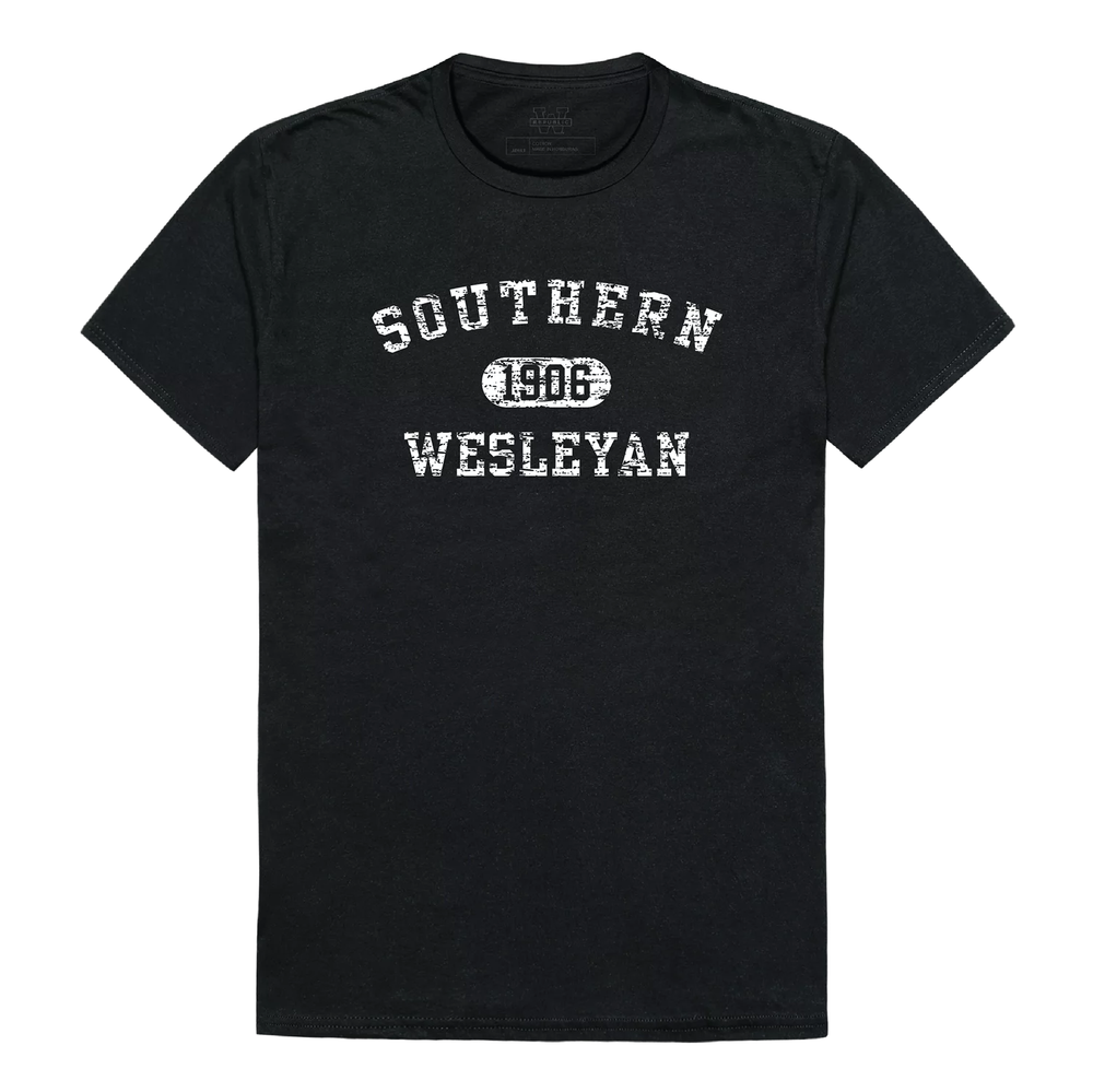 Southern Wesleyan University Warriors NCAA Distressed Arch College Tee T Shirt