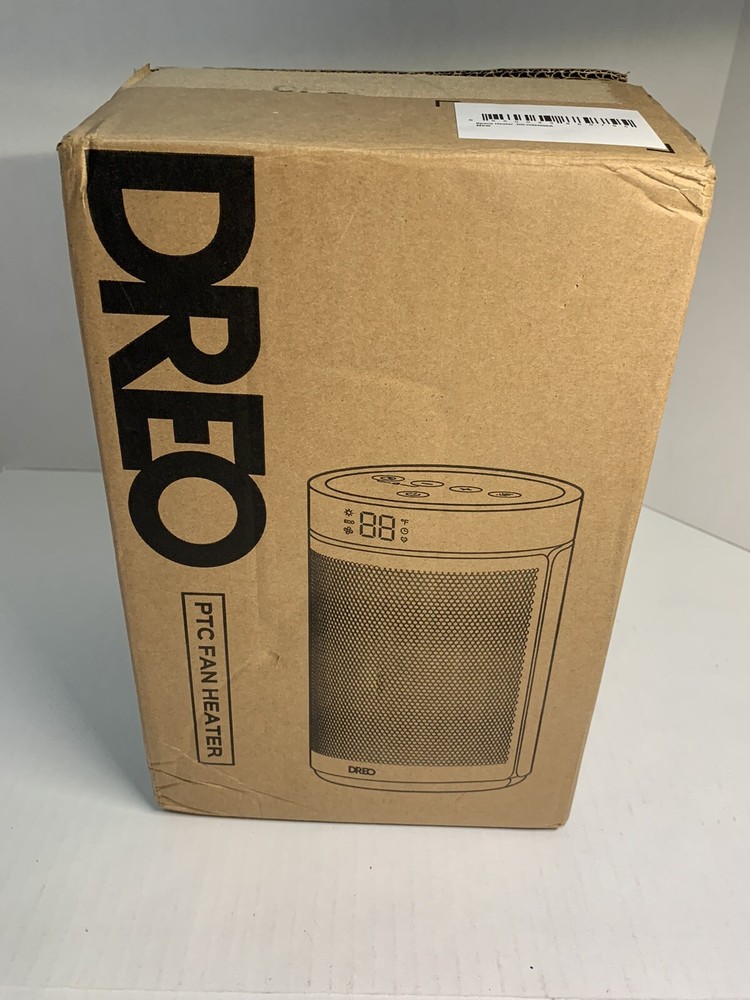 DREO PTC Fan Heater DR-HSH006A 120V AC 60 HZ 1500 W 10 Inch Personal. New In Box