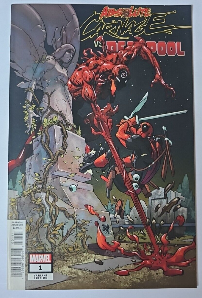 Absolute Carnage Vs Deadpool #1 Ferry Variant Marvel Comics 2019 Near Mint