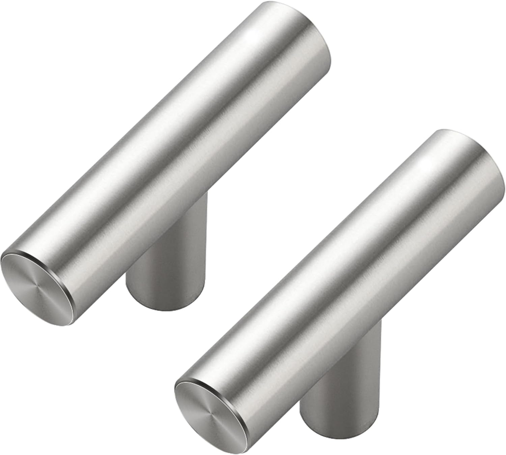 30 Pack Brushed Nickel Cabinet Knobs - Kitchen Silver Pulls for Drawer Stainless