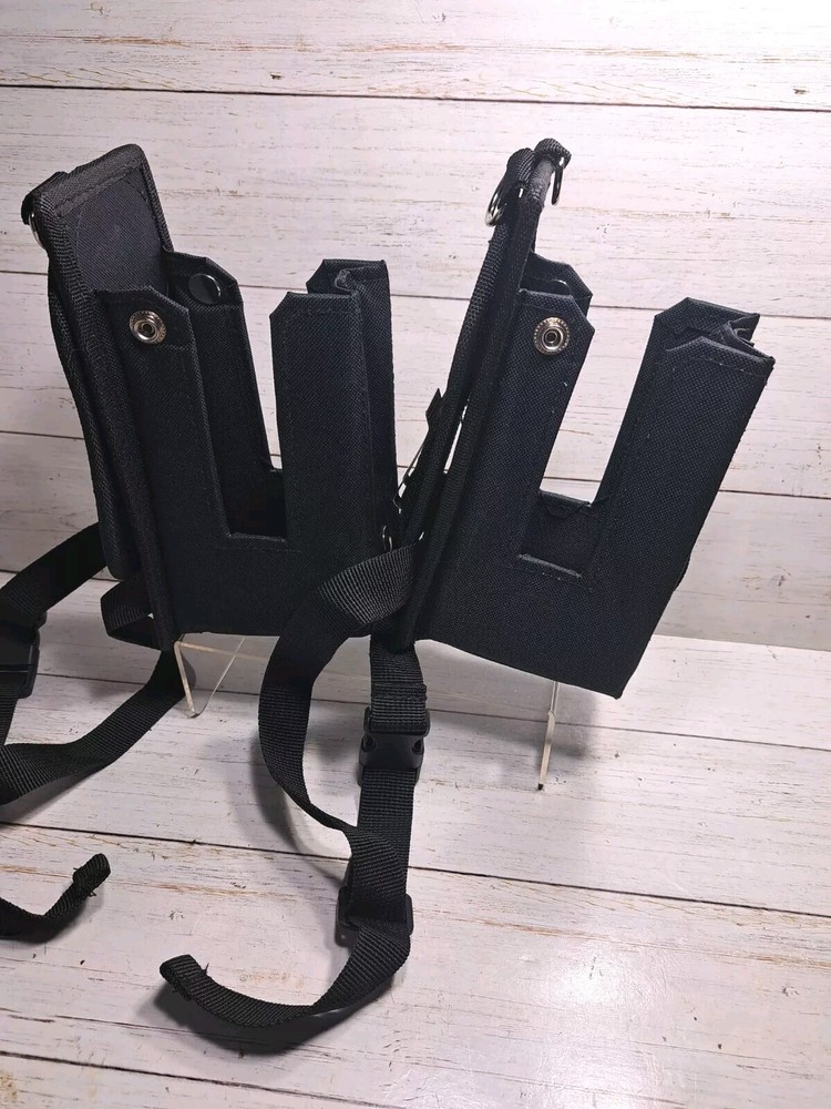 2 Pack Barcode Scanner Holster (Medium) Ballistic Nylon carrying Case Pouch for