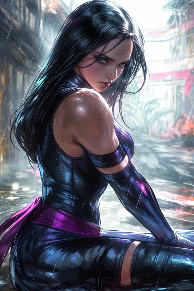PSYLOCKE 04 Fine Art Print 13x19 Limited to 1 of 30 X-Force Wolverine MCU