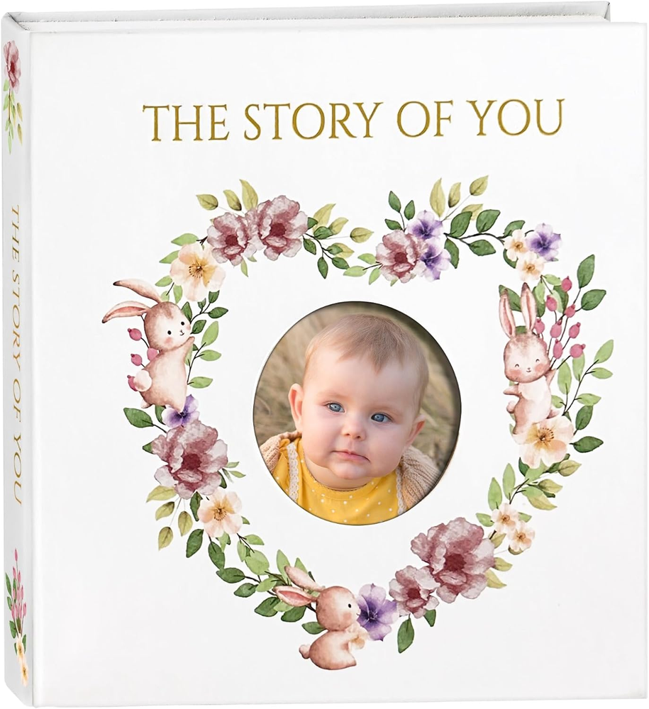 Baby Book Keepsake for Boys or Girls Baby Books from Birth Baby Memory Book Hard