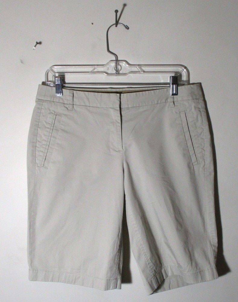 J. CREW Beige Casual Shorts Size 4