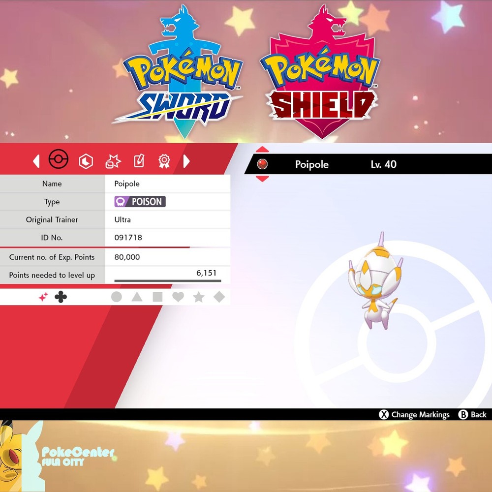 Shiny Poipole ✨ American Ultra Shiny Event ✨ Pokémon Sword & Shield ✨ UNTOUCHED