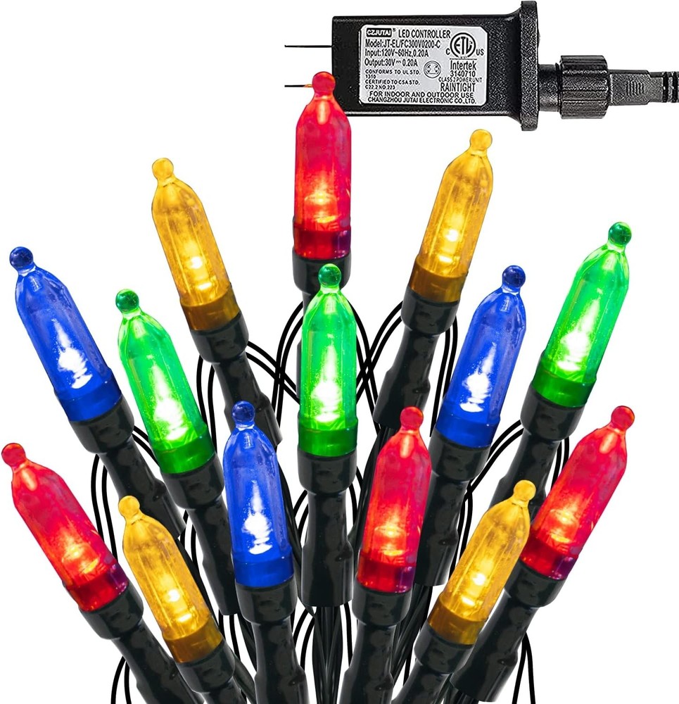 200 LED Christmas Mini String Lights, 65FT Connectable Waterproof