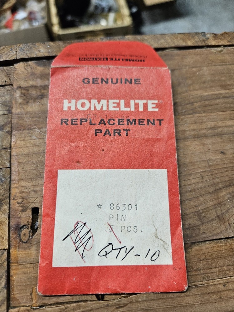 Vintage Homelite Cotter Pins 10-Pack Part #86301 NOS