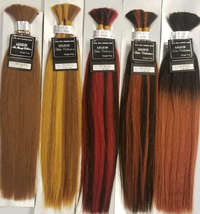 Premium Human Quality Yaki Bulk Straight Hair for Braiding - Clearance Sale-image