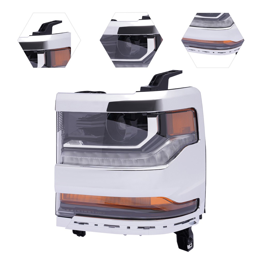 2016-2019 Chevy Silverado 1500 Left Driver Side HID Headlight Assembly