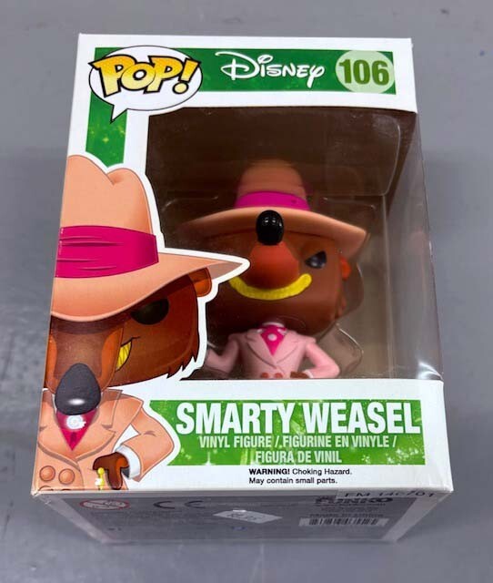 New Vaulted Funko Pop Disney Smarty Weasel from Who Framed Roger Rabbit
