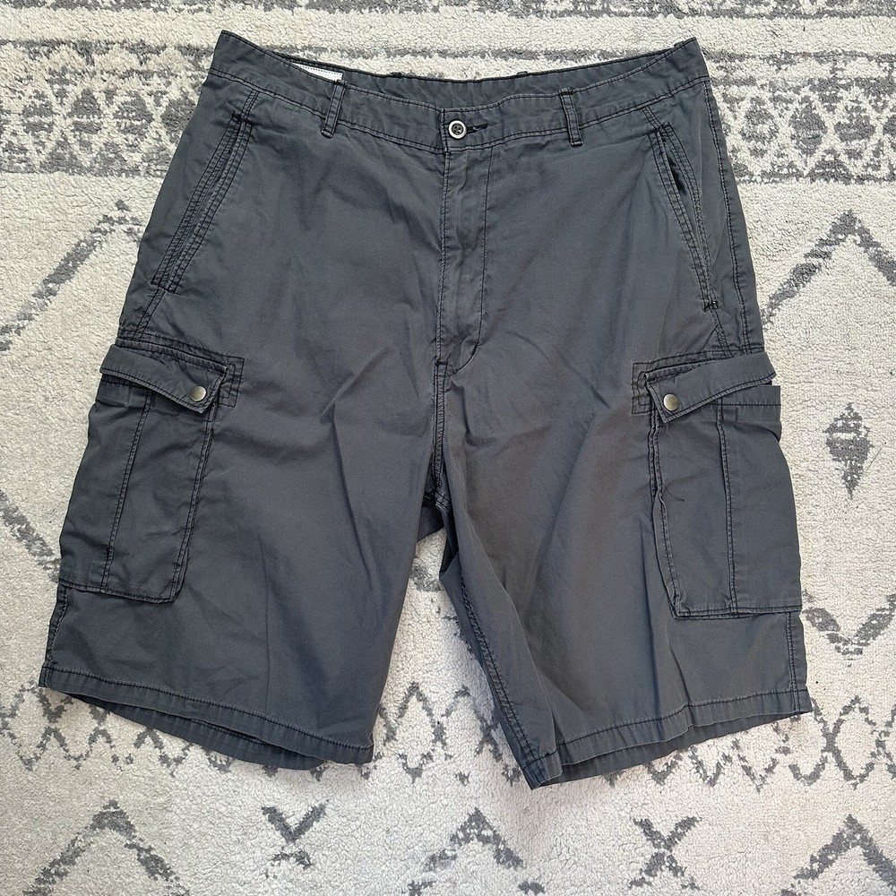 Levis Carrier Cargo Shorts 9.5” Inseam Grey Mens Size 36