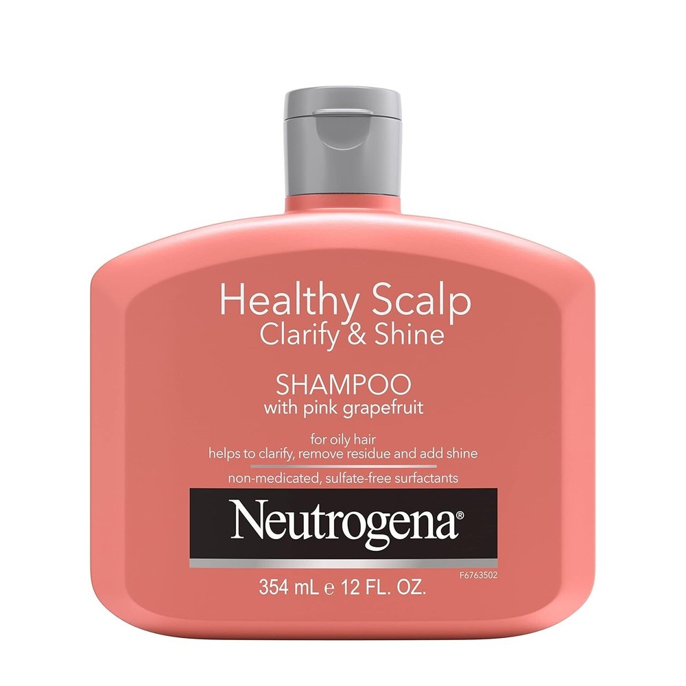 Neutrogena Clarifying Shampoo for Oily Hair 12 oz Exfoliates & Boosts Shine