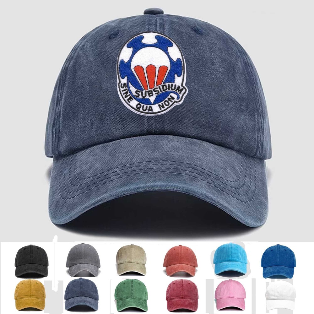 Custom Embroidered Hat 82nd Airborne Support Battalion Subsidium, Veteran Cap