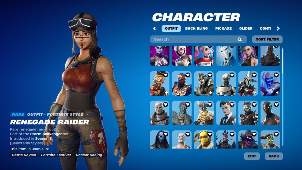 OG Fortnite acc - Renegade Raider 230+ skins Txt me 9495661043