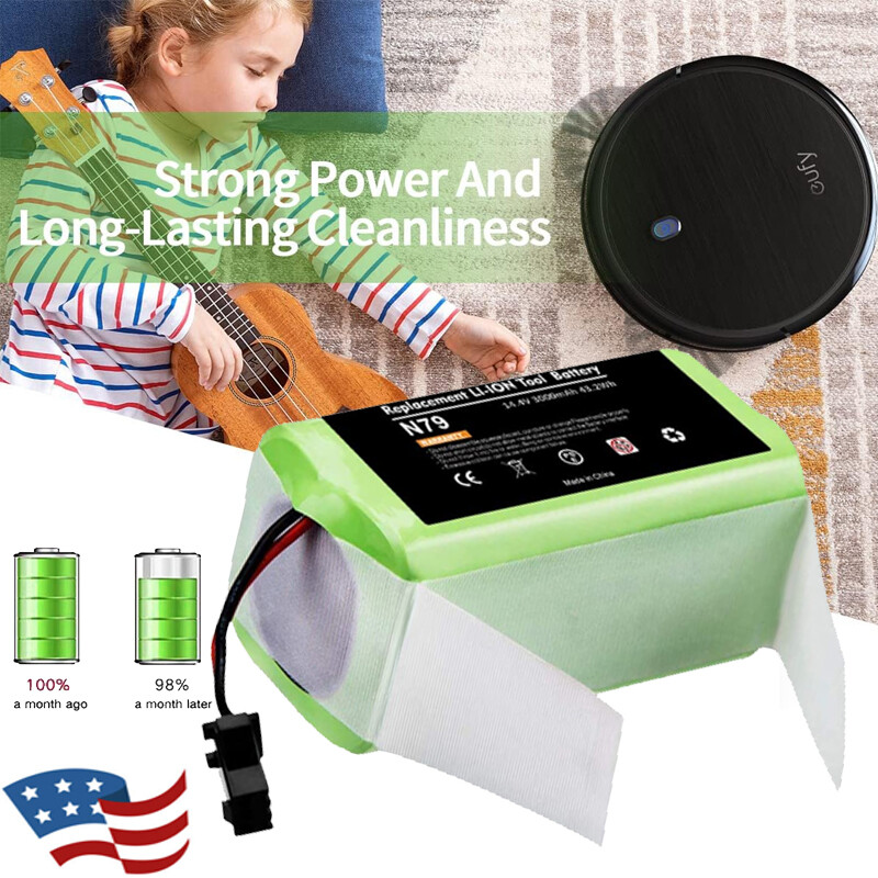 High-Capacity 14.4V Battery for RoboVac 11S, 11S MAX, Ecovacs Deebot N79S N79 DN622