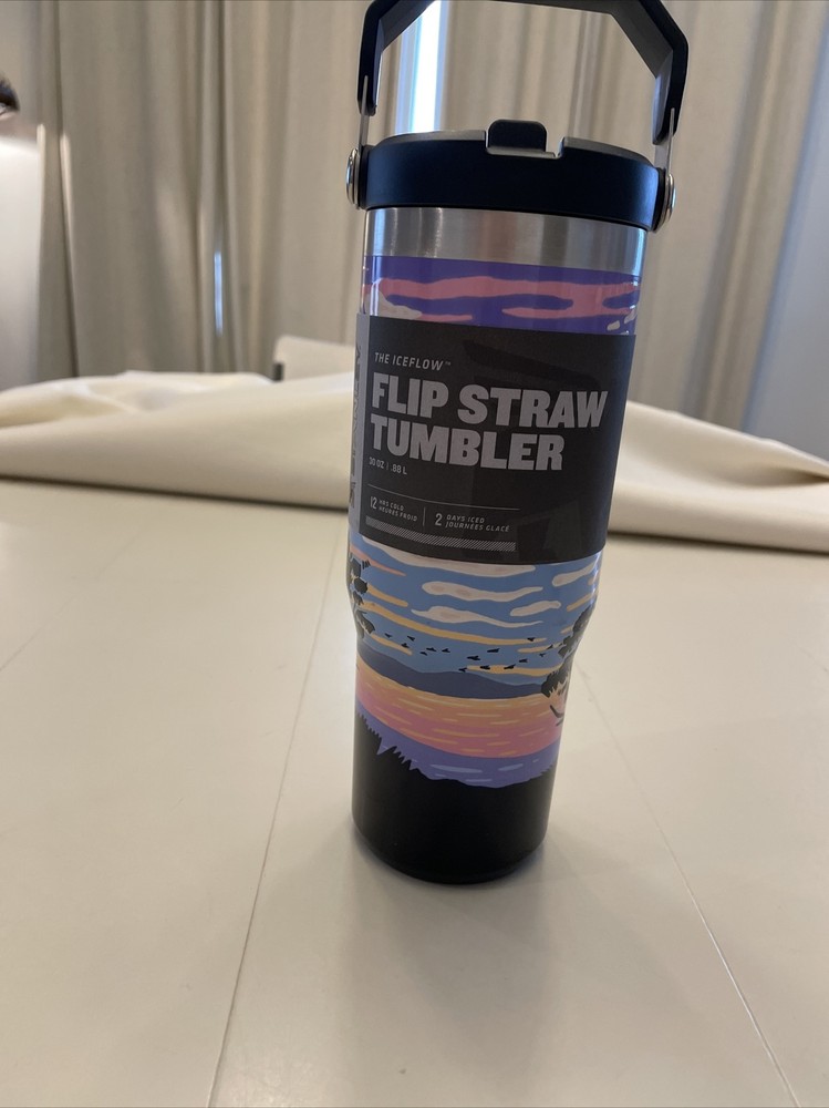 Stanley 30oz Iceflow Flip Straw Tumbler Hazy Horizon REI Exclusive
