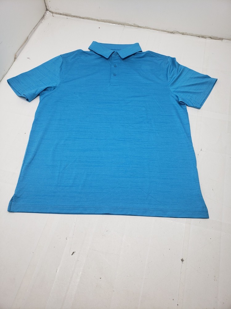 Members Mark Performance Golf Polo - Breathable Short Sleeve Shirt for Men - Size Large-image