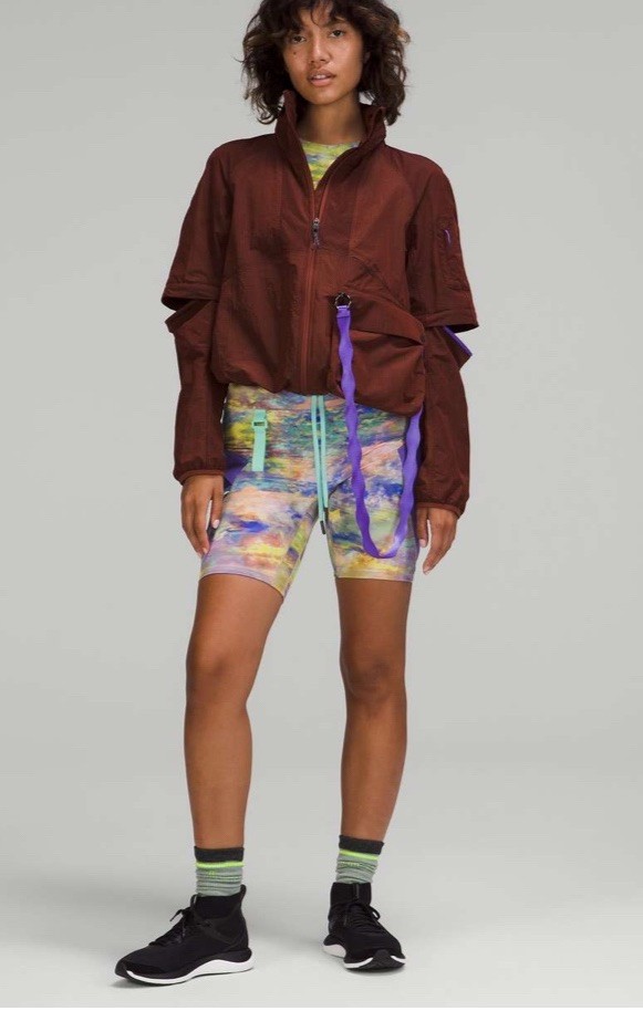 Lulemon Womens Cargo Super High Rise Hiking Shorts 8 Inch Size 10 ALMN