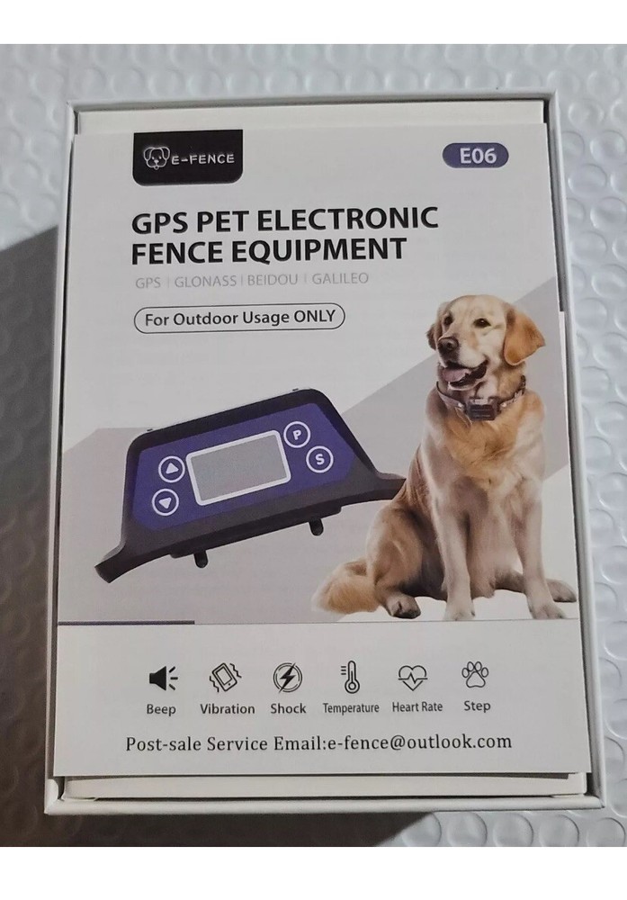 E-Fence GPS Pet Dog Electronic Fence Equipment Collar (E06)