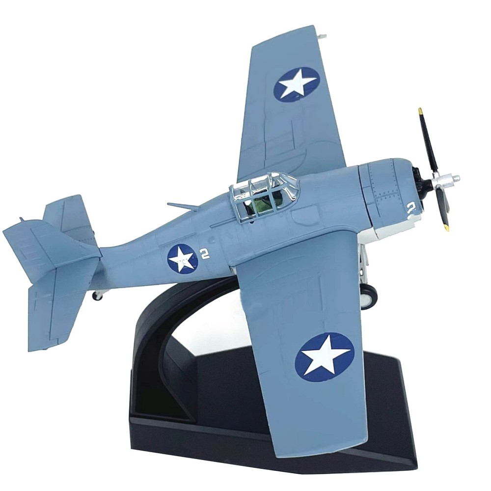 12.4cm Diecast Alloy 1/72 F4F Fighter Aircraft Airplane Model Xmas Gift