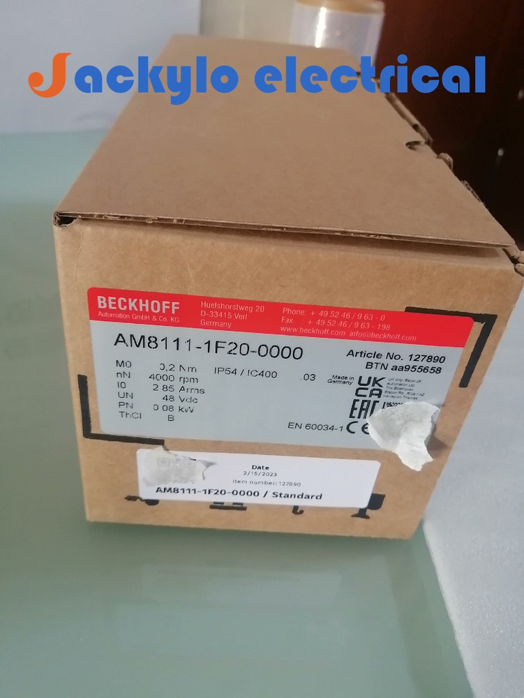 1PCS New In Box BECKHOFF AM8111-1F20-0000 servo motor Fast Shipping