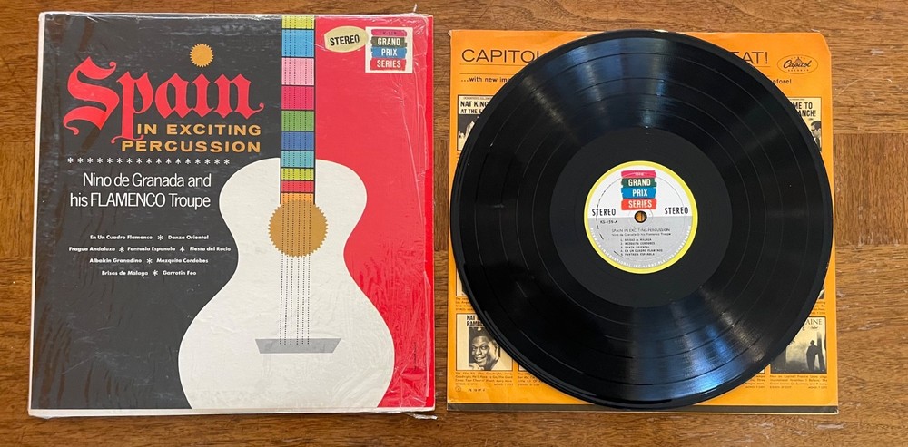 Nino de Granada & his Flamenco Troupe - Spain in Exciting Percussion - vinyl VG+