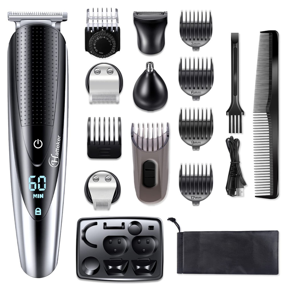 Mens Hair Clipper Beard Trimmer Grooming kit Hair Trimmer Mustache Trimmer Bo...