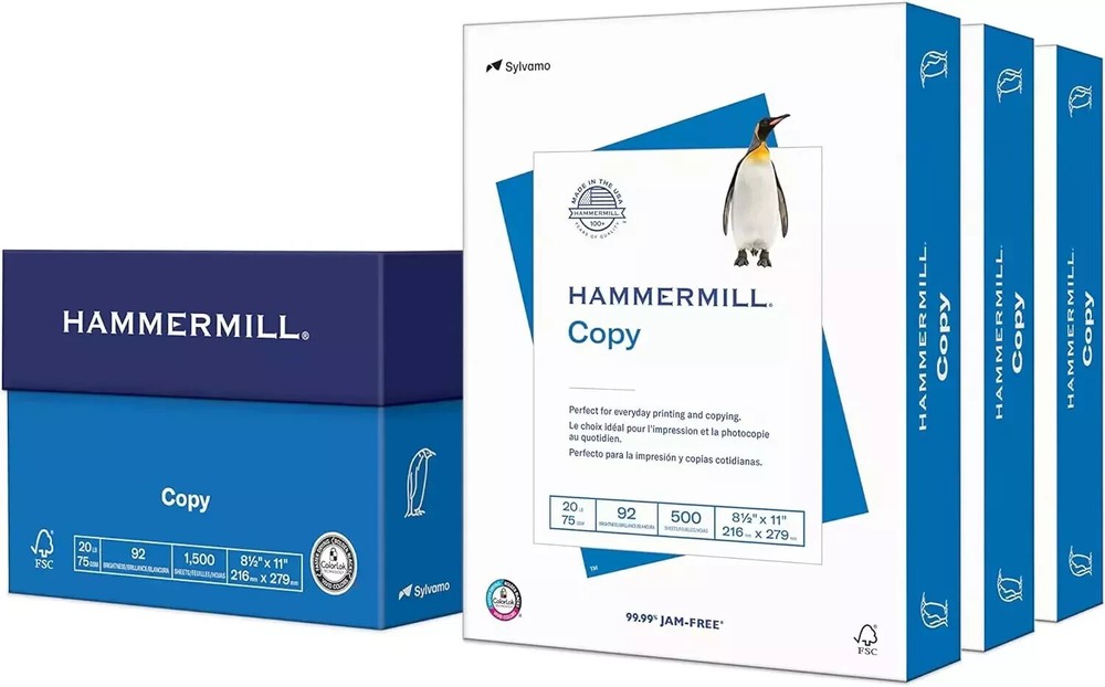 Copy Paper For Printer Office Acid-Free Sheets 8.5X11 Letter Size Computer White