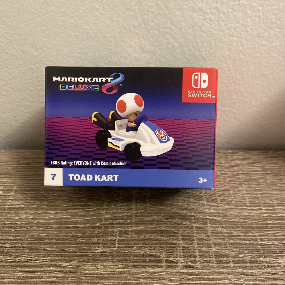 2024 McDonald's Happy Meal Mario Kart Deluxe #7 Toad Kart