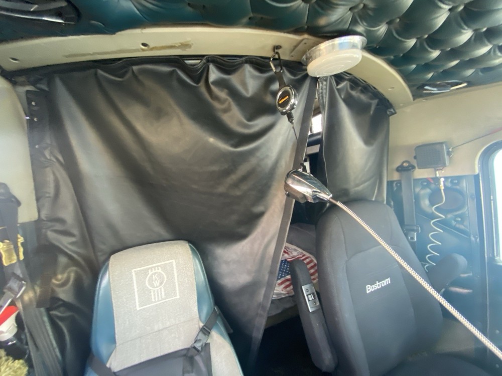 Kenworth W900 T600  Sleeper Interior Curtains. New.  Interior Curtains Dark Blue