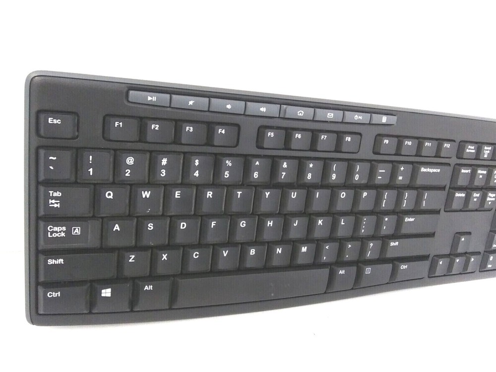Logitech K270 Wireless Keyboard Black Long-Range No Receiver Needed