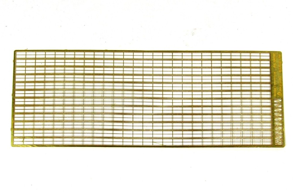 Photo-etched detailing set of two-thread rails, 1/200