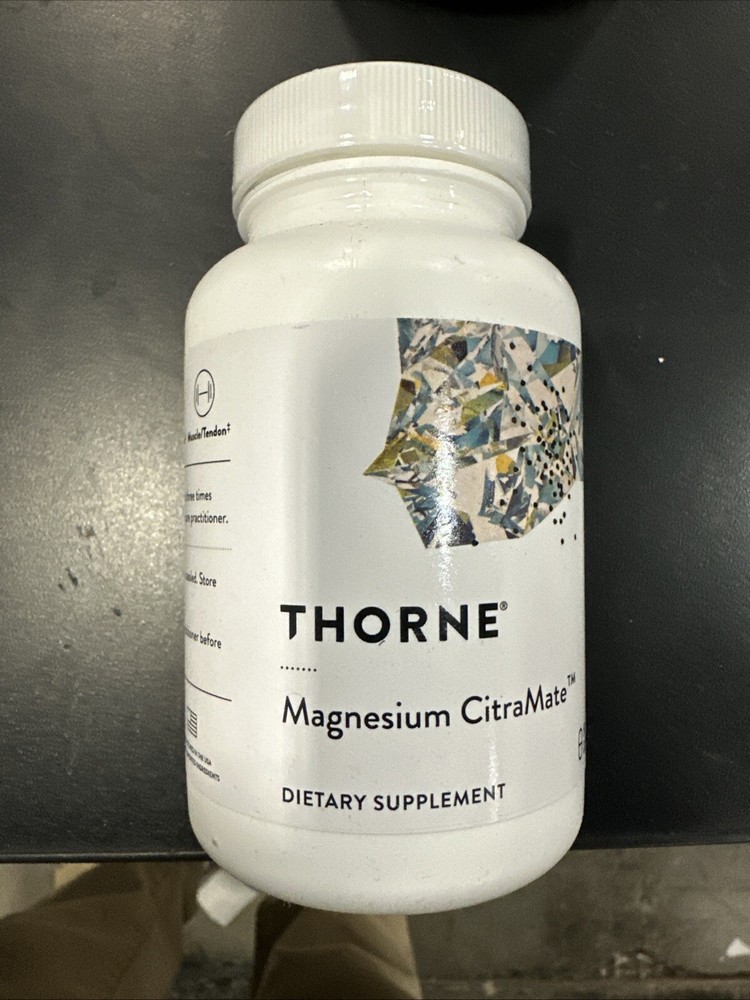 Thorne Magnesium CitraMate Dietary Supplement 90 Capsules (Exp: 02/27) 12 Bottle
