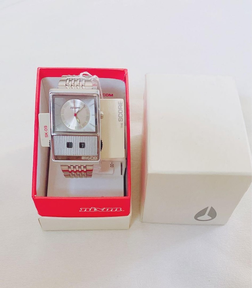 Nixon The Score Silver-Tone Stainless Steel Casual Watch